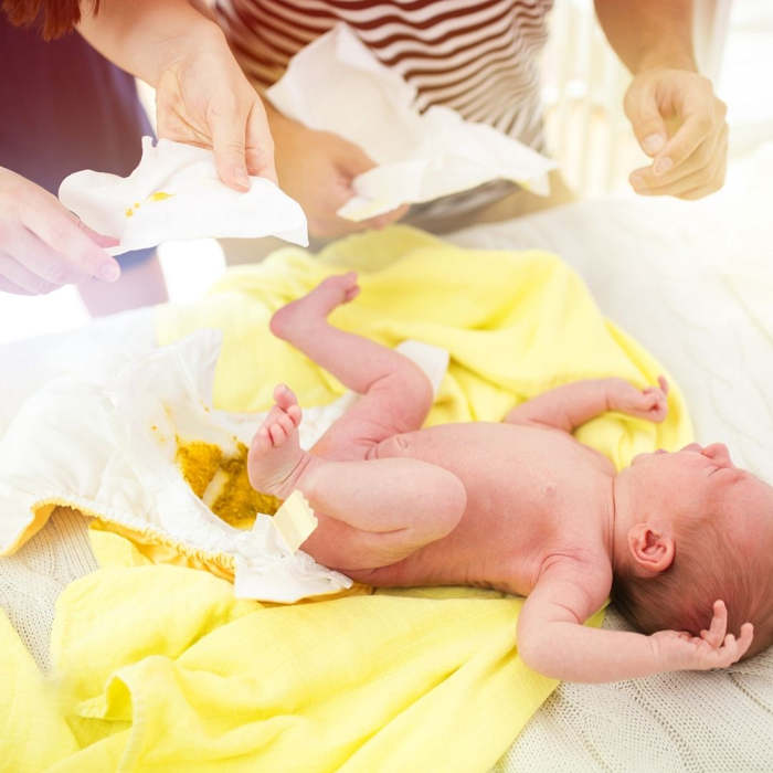 deposiciones lactante, tipos de caca recién nacido