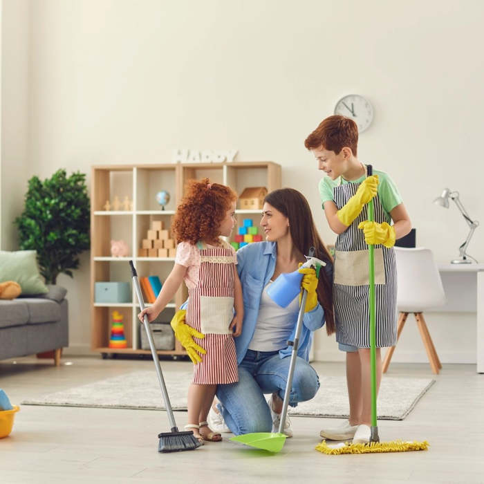 Claves para involucrar a los niños en las tareas domésticas